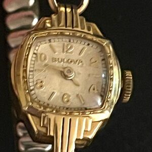 Bulova Vintage Rolled Gold Women’s Dress Watch